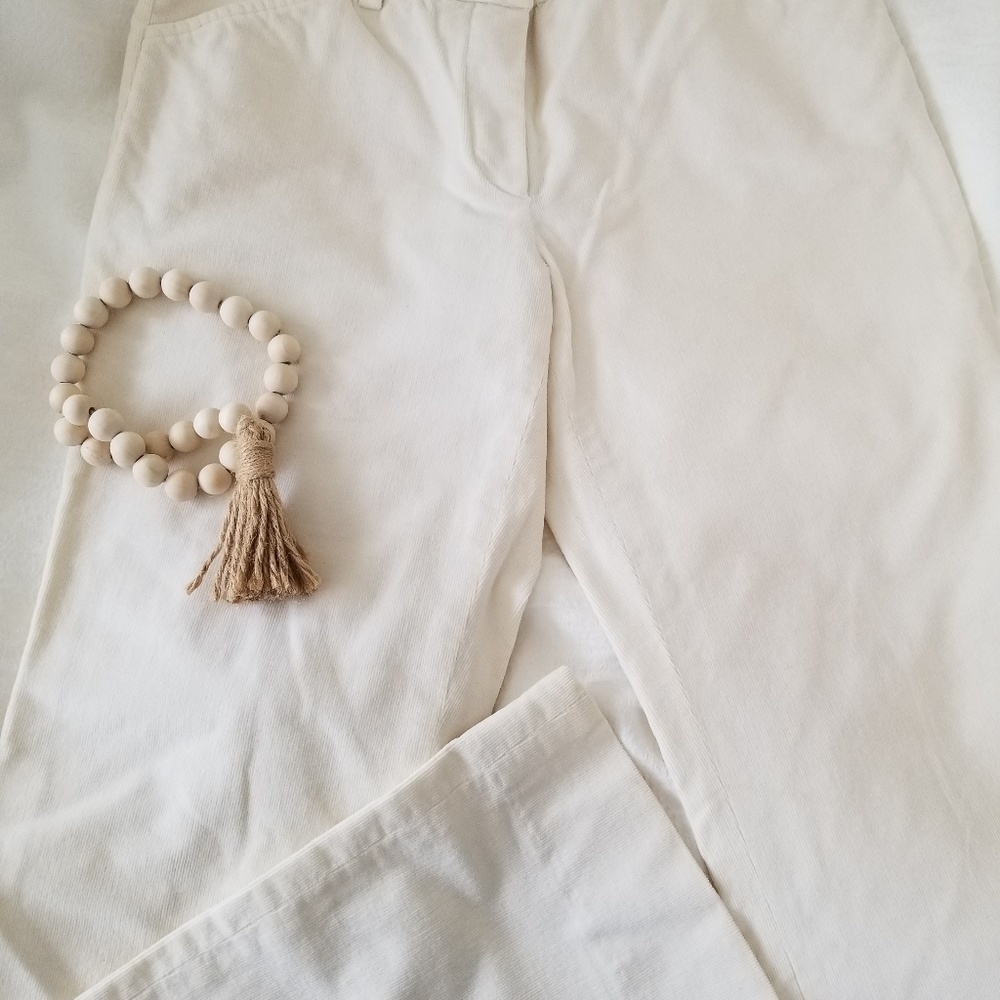 Teenflo Corduroy Pants Wide Leg Stretch